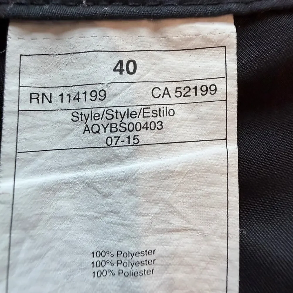Quiksilver Black/purple logo  Board Shorts Size 40 Surf Swim